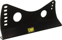 OMP Seat Brackets w/ Lateral Attachments Steel Thick 3MM Black - Seat Brackets & Frames - OMP at Garage 56 Engineering