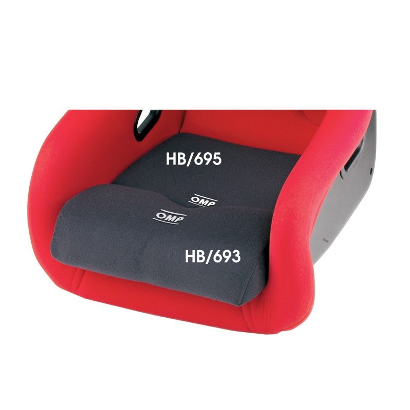 OMP Seat Cushion Black - Seat Cushions and Pads - OMP at Garage 56 Engineering