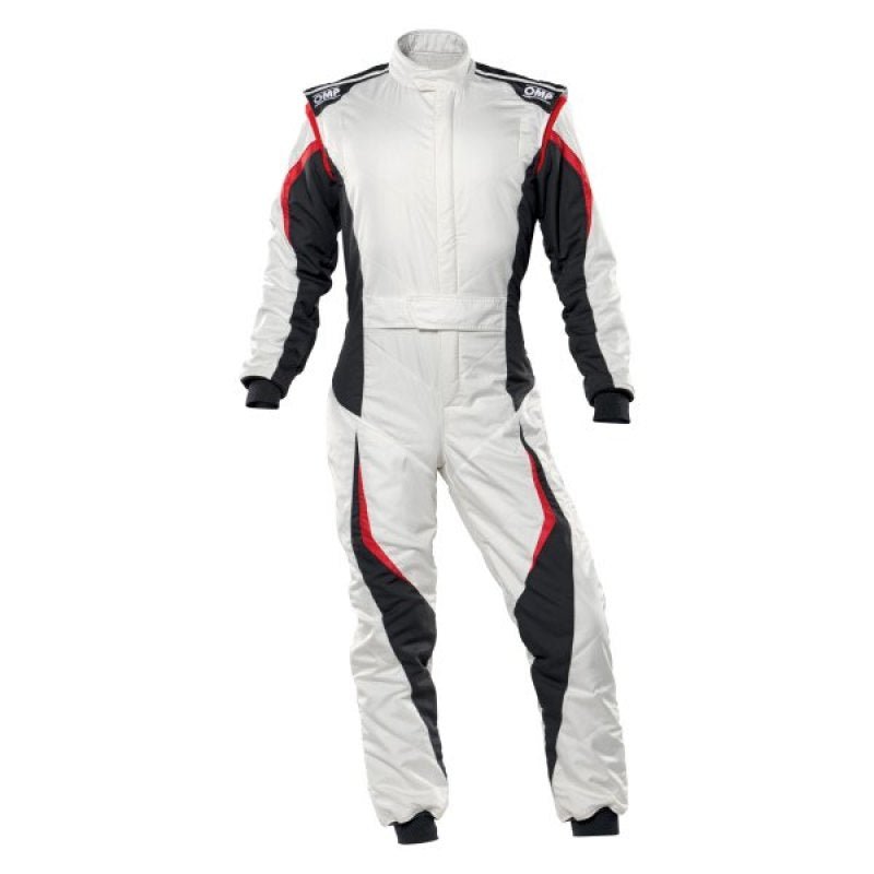 OMP Tecnica Evo Overall My21 White/Ant - Size48 (Fia 8856 - 2018) - Racing Suits - OMP at Garage 56 Engineering