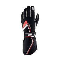 OMP Tecnica Gloves My2021 Black/Red - Size Xs (Fia 8856 - 2018) - Racing Gloves - OMP at Garage 56 Engineering