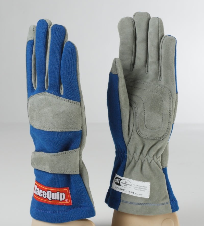 RaceQuip Blue 1 - Layer SFI - 1 Glove - XL - Racing Gloves - Racequip at Garage 56 Engineering