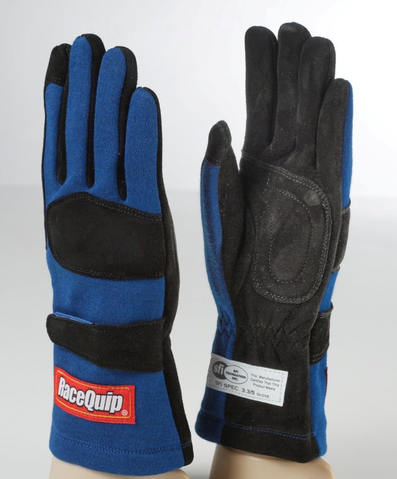 RaceQuip Blue 2 - Layer SFI - 5 Glove - XL - Racing Gloves - Racequip at Garage 56 Engineering