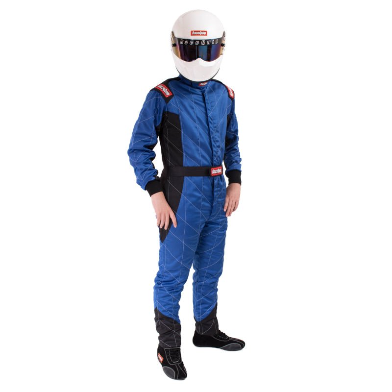 RaceQuip Blue Chevron - 5 Suit SFI - 5 - Medium - Racing Suits - Racequip at Garage 56 Engineering