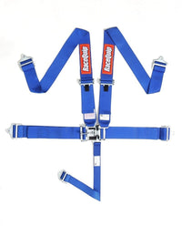 RaceQuip Blue JR. L & L 5pt Harness - Seat Belts & Harnesses - Racequip at Garage 56 Engineering