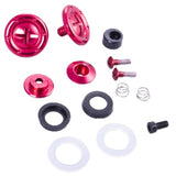 RaceQuip Red Hardware Pivot Kit for Face Shield Fits PRO & VESTA Model Helmets - Hardware Kits - Other - Racequip at Garage 56 Engineering
