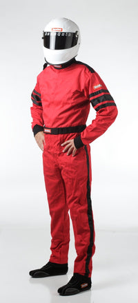 RaceQuip Red SFI - 1 1 - L Suit - Medium Tall - Racing Suits - Racequip at Garage 56 Engineering