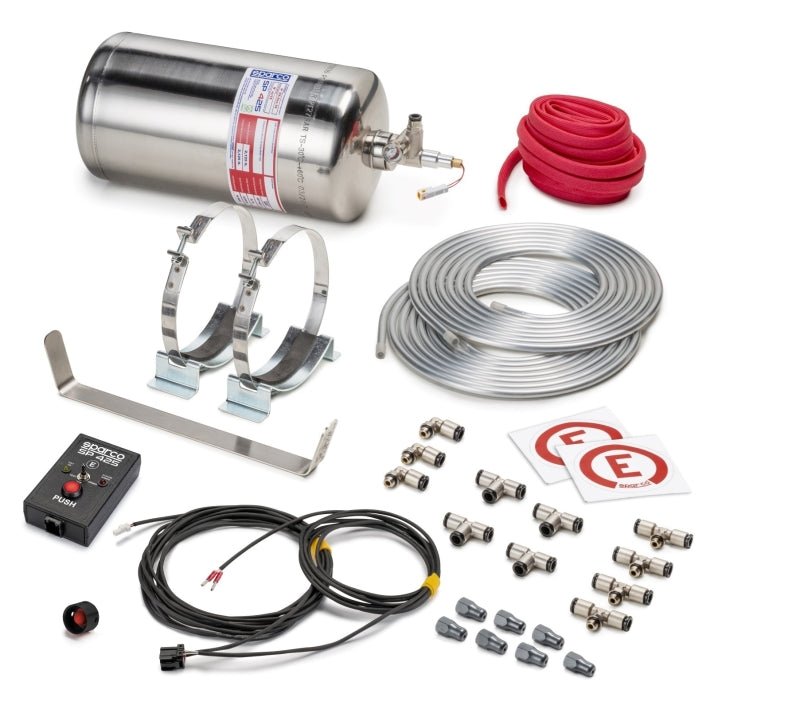 Sparco 4.25 Liter Electric Steel Extinguisher System - Fire Safety - SPARCO at Garage 56 Engineering