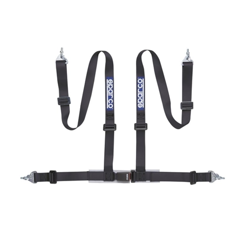 Sparco Belt 2 Inch Black 4Pt Snap - In - Seat Belts & Harnesses - SPARCO at Garage 56 Engineering