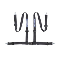 Sparco Belt 2 Inch Black 4Pt Snap - In - Seat Belts & Harnesses - SPARCO at Garage 56 Engineering
