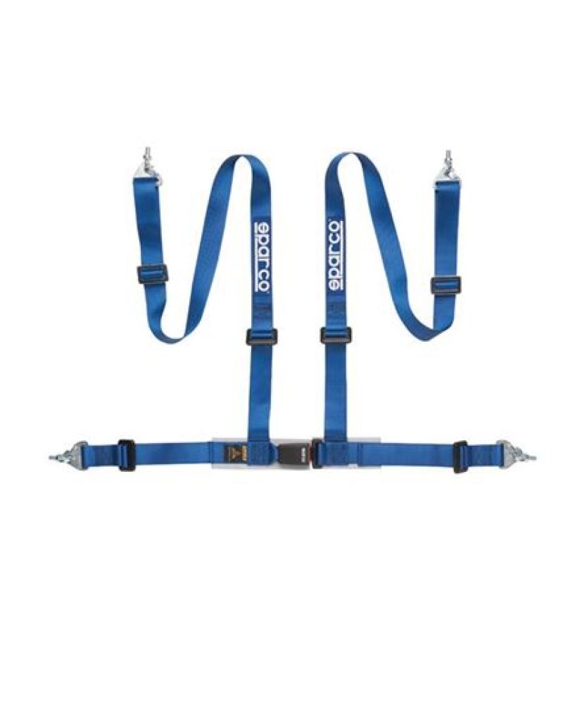 Sparco Belt 2 Inch Blue 4Pt Snap - In - Seat Belts & Harnesses - SPARCO at Garage 56 Engineering