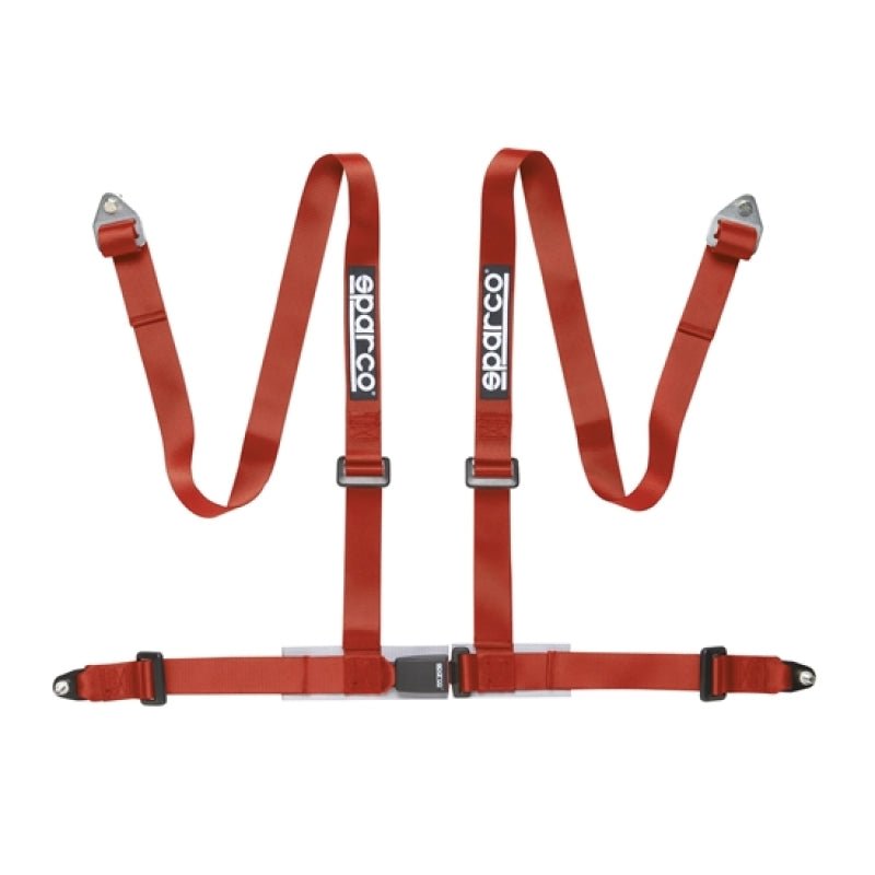 Sparco Belt 2 Inch Red 4Pt Blt - In - Seat Belts & Harnesses - SPARCO at Garage 56 Engineering