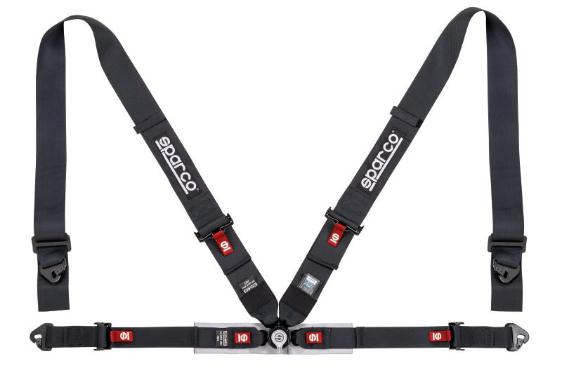 Sparco Belt 4Pt 3in/2in Competition Harness - Black - Seat Belts & Harnesses - SPARCO at Garage 56 Engineering