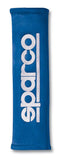 Sparco Belt Pad 2In Alcantara Blue - Seat Belts & Harnesses - SPARCO at Garage 56 Engineering