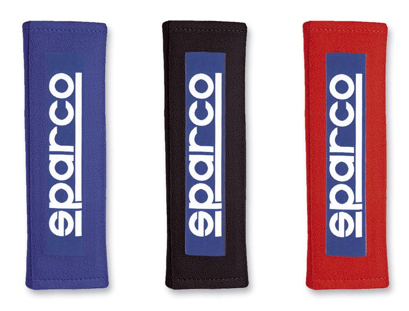 Sparco Belt Pad 3In Blue Racing - Seat Belts & Harnesses - SPARCO at Garage 56 Engineering