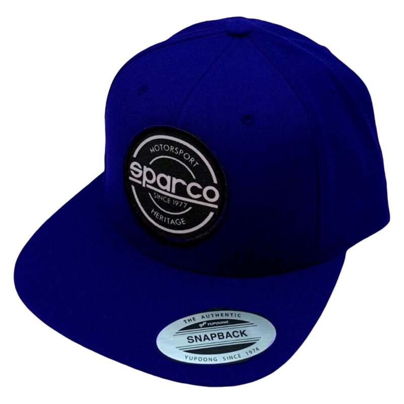 Sparco Cap S-Patch Snapback Blue - Headwear - SPARCO at Garage 56 Engineering