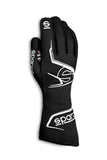 Sparco Glove Arrow 12 BLK/WHT - Racing Gloves - SPARCO at Garage 56 Engineering
