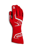 Sparco Glove Arrow 13 RED/BLK - Racing Gloves - SPARCO at Garage 56 Engineering