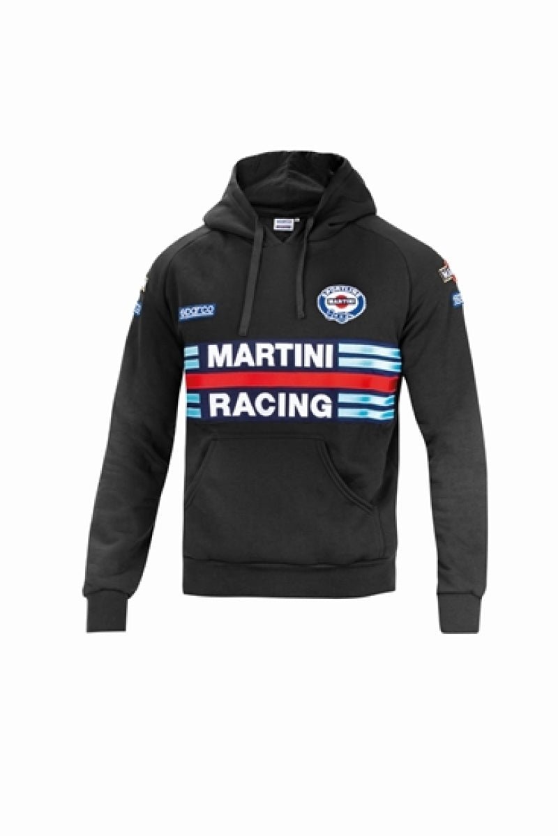Sparco Hoodie Martini - Racing Large Black - Sweatshirts - SPARCO at Garage 56 Engineering