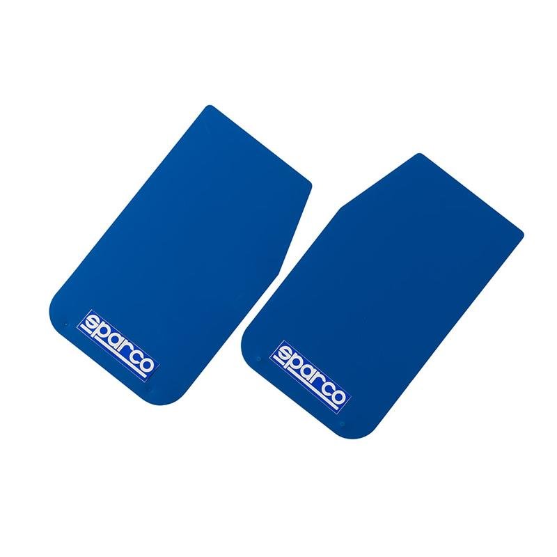 Sparco Mud Flap Pair Blue - Mud Flaps - SPARCO at Garage 56 Engineering