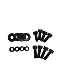 Sparco Seat Hardware Spacer Kit Bottom Mount - Black Zinc - Seat Brackets & Frames - SPARCO at Garage 56 Engineering