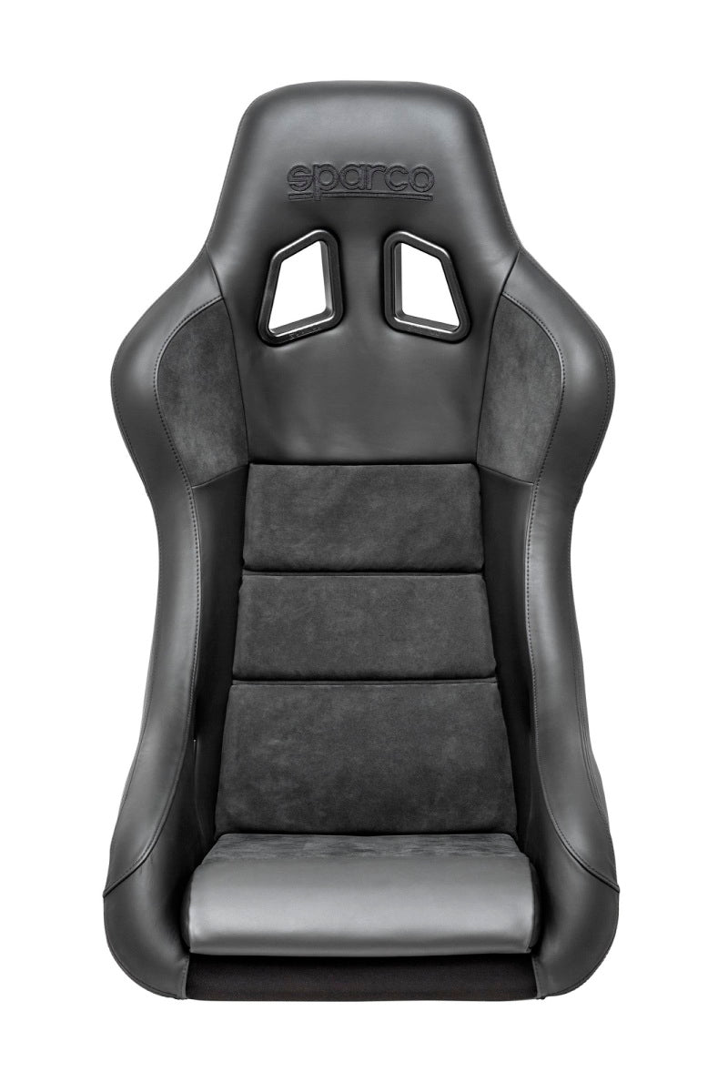 Sparco Seat QRT Performance Leather/Alcantara Black (Must Use Side Mount 600QRT) - Race Seats - SPARCO at Garage 56 Engineering