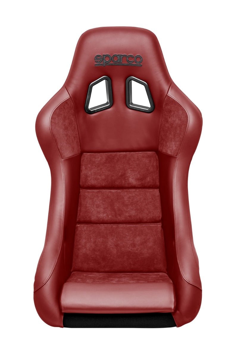 Sparco Seat QRT Performance Leather/Alcantara Red (Must Use Side Mount 600QRT) - Race Seats - SPARCO at Garage 56 Engineering