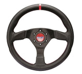 Sparco Steering Wheel R383 Champion Black Leather / Red Stiching - Steering Wheels - SPARCO at Garage 56 Engineering