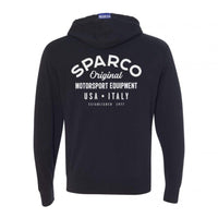 Sparco Sweatshirt ZIP Garage BLK - XL - Sweatshirts - SPARCO at Garage 56 Engineering