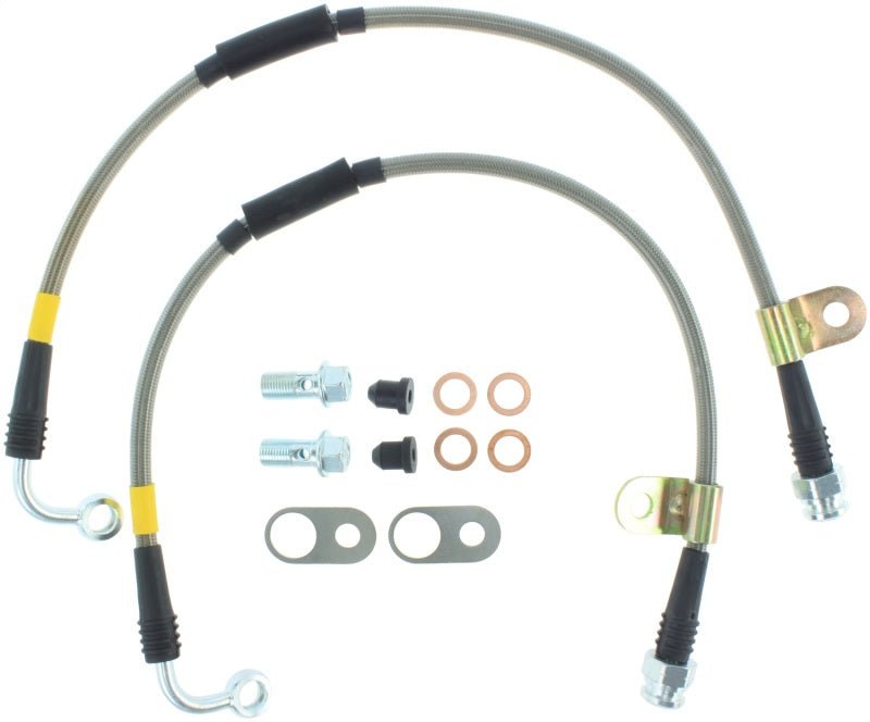 StopTech 2016 Mazda Miata Stainless Steel Front Brake Lines - ND MX - 5 (16+) - Brake Line Kits - Stoptech at Garage 56 Engineering