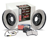 StopTech Frontr Sport Axle Pack inc. Pads, Slotted Rotors & SS Lines - NC MX - 5 (06 - 15) - Brake Rotors - Slotted - Stoptech at Garage 56 Engineering