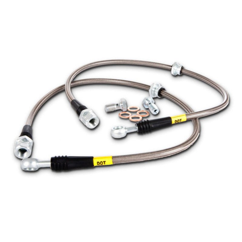 StopTech Mazda Miata NA 1.6 Stainless Steel Front Brake Lines - Brake Line Kits - Stoptech at Garage 56 Engineering