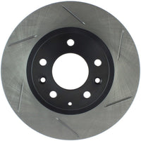 StopTech Power Slot Left Front Brake Rotor - NC MX - 5 (06 - 15) - Brake Rotors - Slotted - Stoptech at Garage 56 Engineering