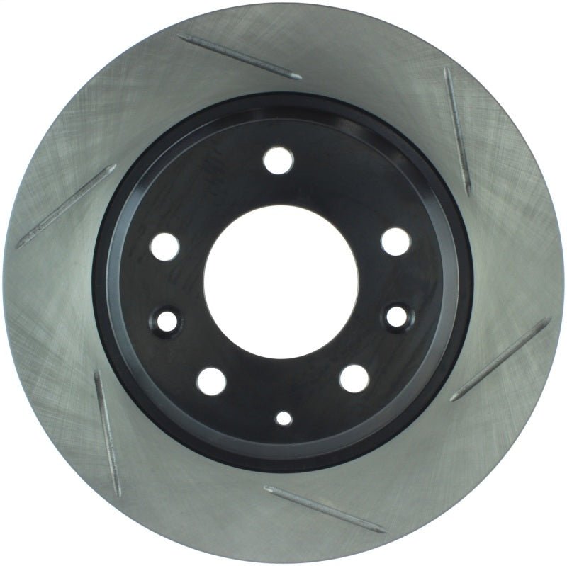 StopTech Power Slot Left Rear Rotor - NC MX - 5 (06 - 15) - Brake Rotors - Slotted - Stoptech at Garage 56 Engineering