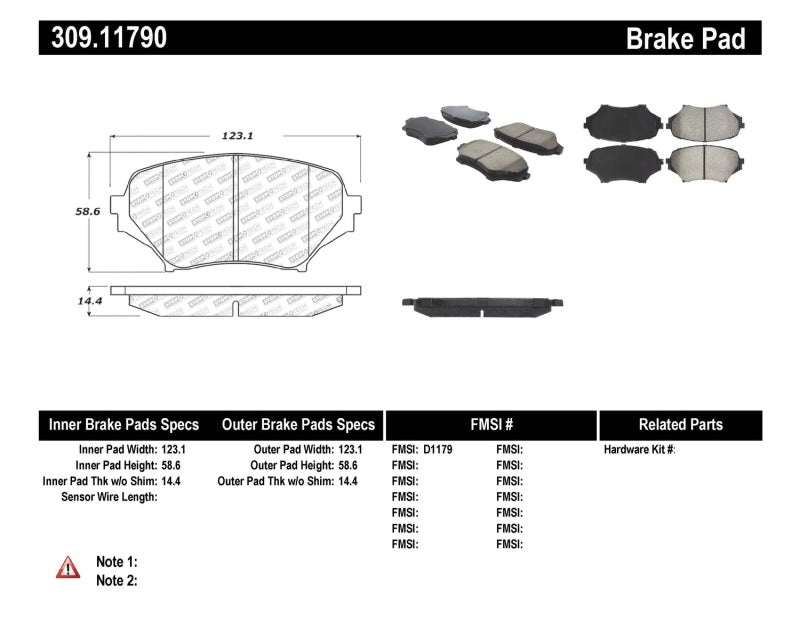 StopTech ST Sport Front Brake Pads - NC MX - 5 (06 - 15) - Brake Pads - Performance - Stoptech at Garage 56 Engineering
