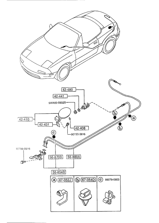 FUEL LID OPENER [1995 Miata]