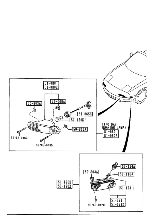 FRONT COMBINATION LAMPS [1996 Miata]