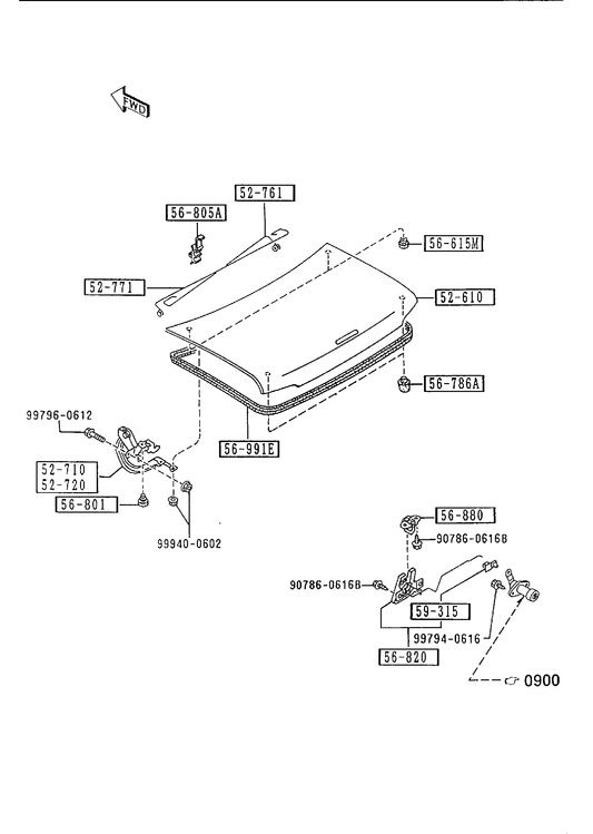 TRUNK LID [1995 Miata]