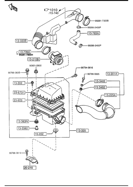 AIR CLEANER [1995 Miata] - Garage 56 Engineering