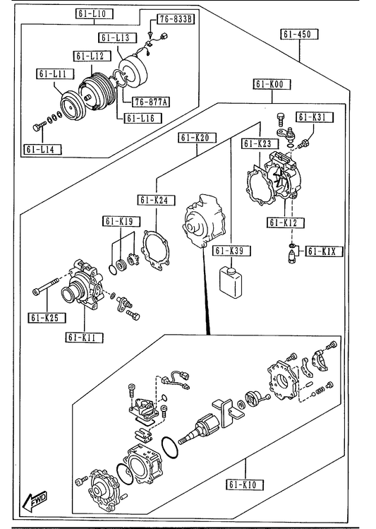 AIR CONDITIONING COMPRESSOR COMPONENTS [1994 Miata] - Garage 56 Engineering