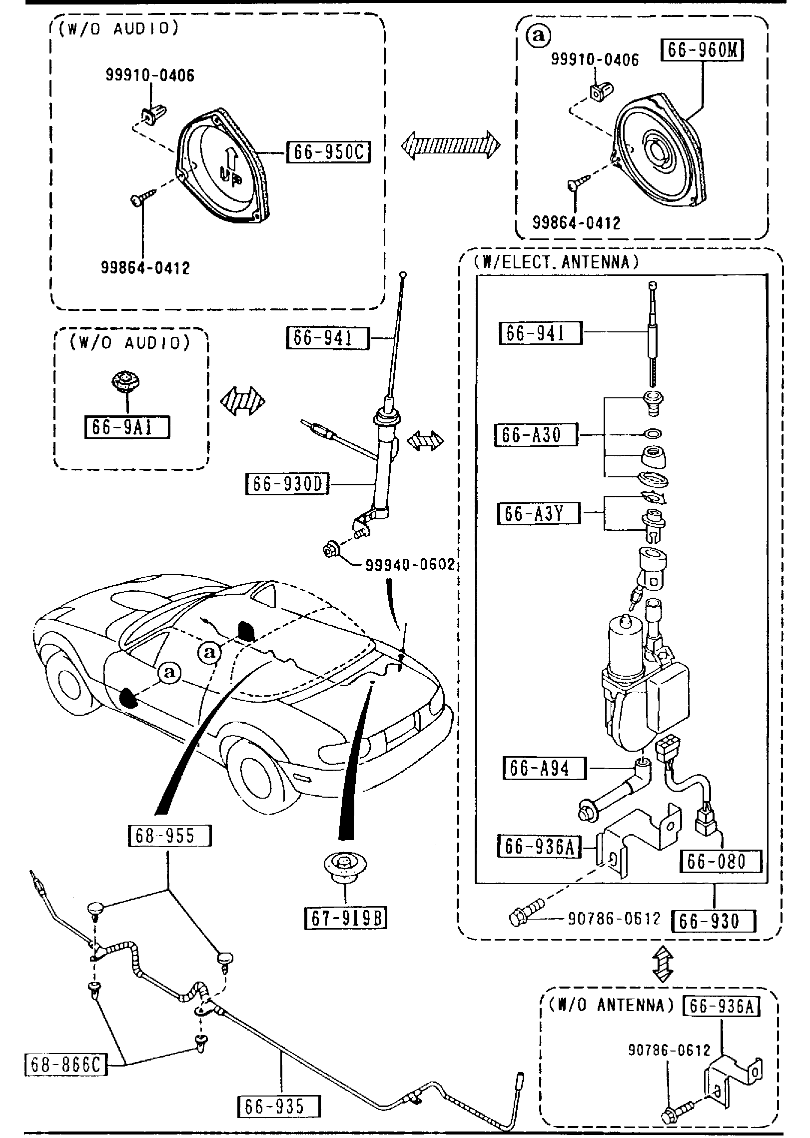 AUDIO SYSTEMS (ANTENNA & SPEAKER) [1991 MIATA] - Garage 56 Engineering