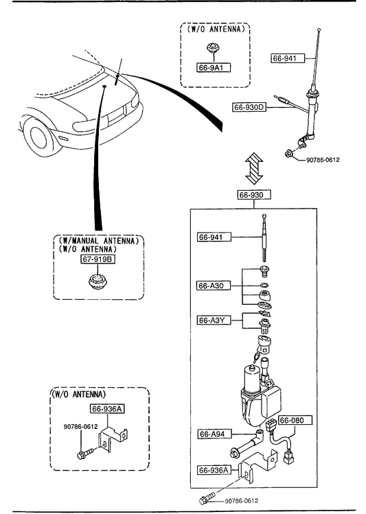 AUDIO SYSTEMS (ANTENNA & SPEAKER) [1994 Miata] - Garage 56 Engineering