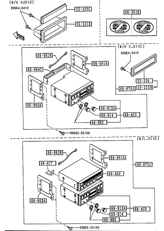 AUDIO SYSTEMS (RADIO & TAPE DECK) [1992 MIATA] - Garage 56 Engineering