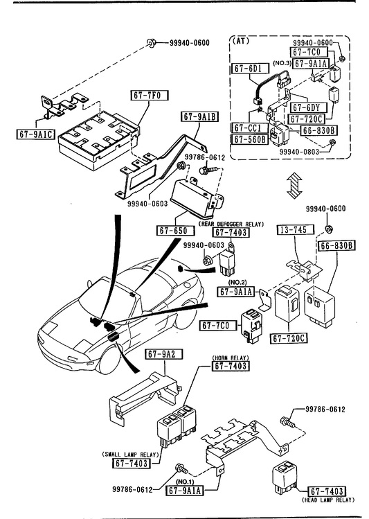 BODY RELAYS & UNIT [1994 Miata] - Garage 56 Engineering