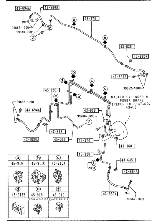 BRAKE PIPINGS [1990 Miata] - Garage 56 Engineering