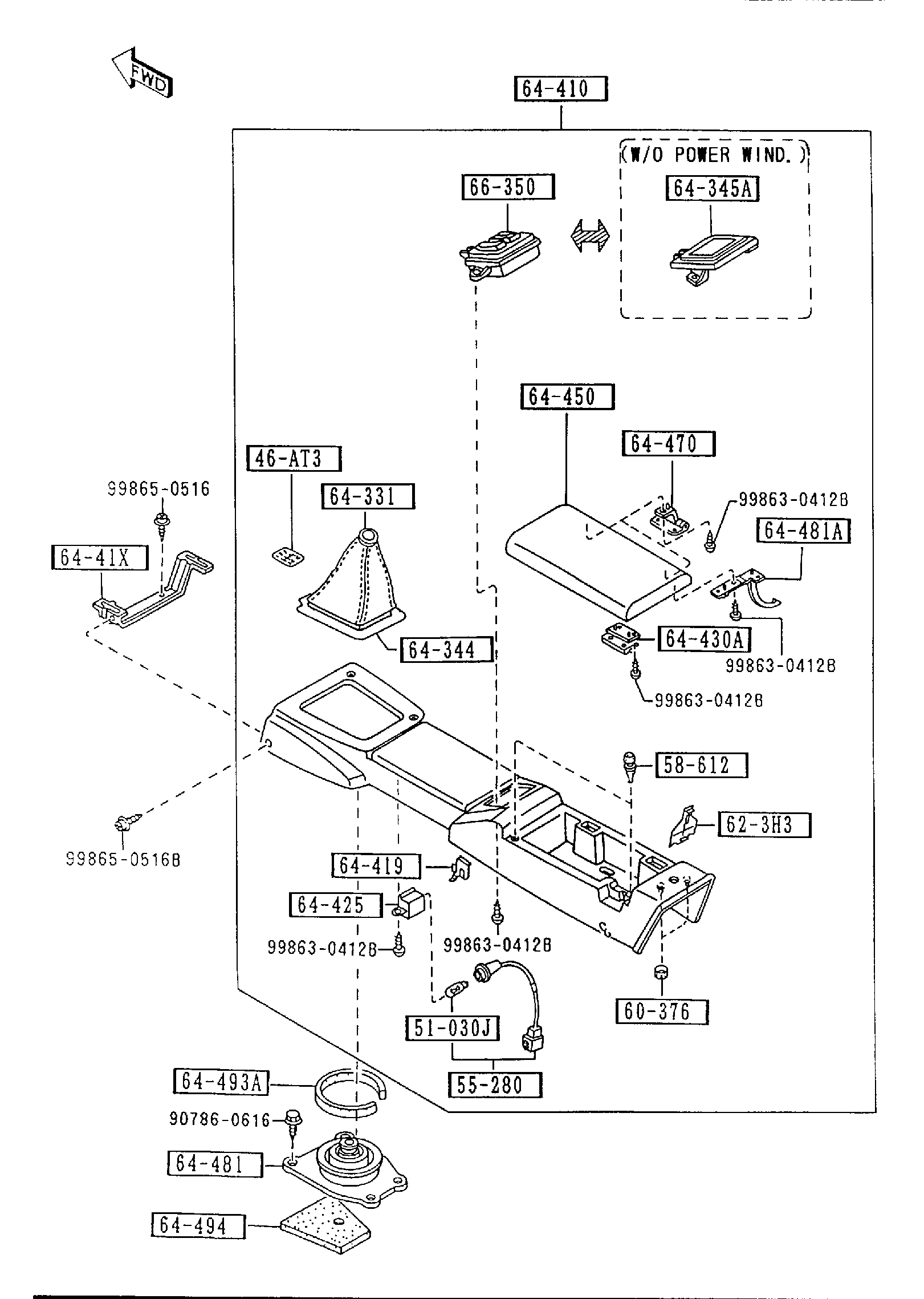 CONSOLE [1996 Miata] - Garage 56 Engineering