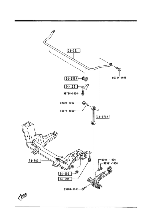 CROSSMEMBER & STABILIZER [1993 MIATA] - Garage 56 Engineering