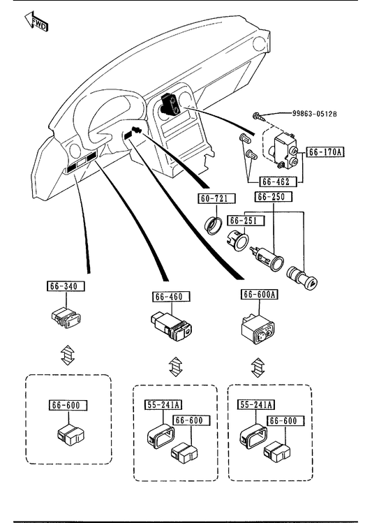 DASHBOARD SWITCHES [1994 Miata] - Garage 56 Engineering