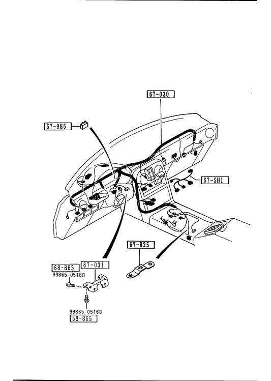DASHBOARD WIRING HARNESSES [1995 Miata] - Garage 56 Engineering