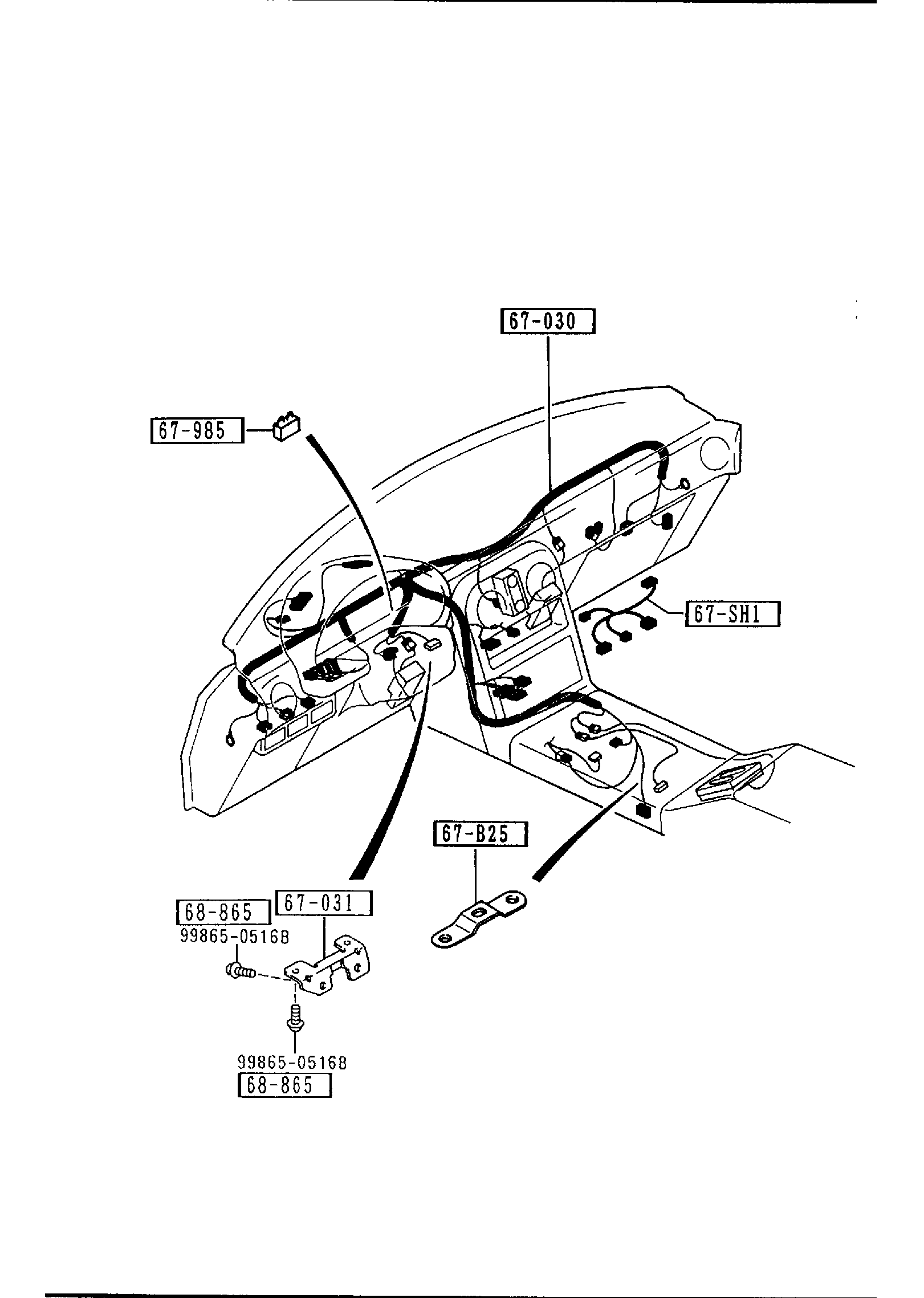 DASHBOARD WIRING HARNESSES [1996 Miata] - Garage 56 Engineering