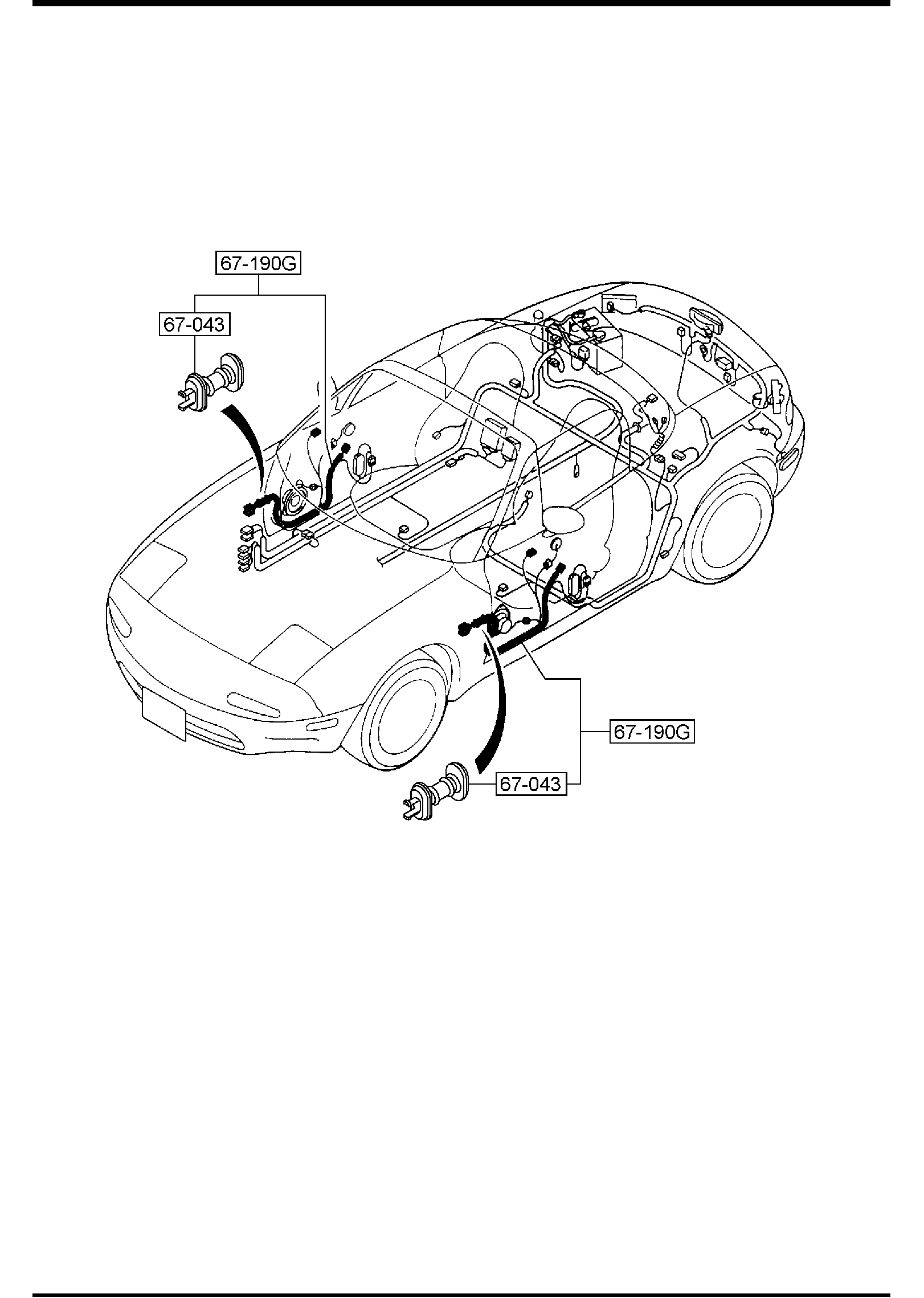 DOOR, FLOOR & CEILING WIRING HARNESSES [1996 Miata] - Garage 56 Engineering
